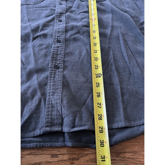 Kuhl Descendr Grey Flannel LS Shirt Mens XL Button Up Flint Oak Hunting Lodge KS - Picture 9 of 11